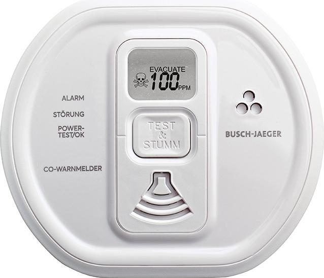 Image du produit Busch-Jaeger Alarme CO 6839/01-84 Lithium vern.