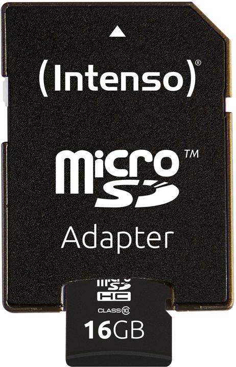 Actual product image Intenso microSD Class 10 (16 GB, microSDHC, U1)