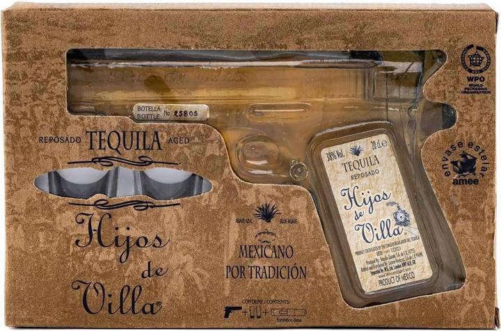 Actual product image Hijos de Villa Reposado mit Etui und 2 Shotgläsern (1 x 20 cl)