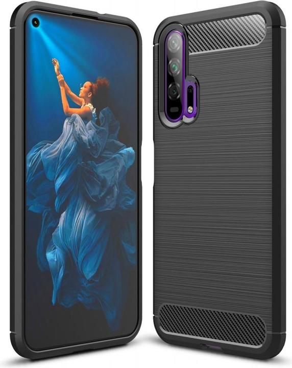 Image du produit Screenguard Housse Honor 20 Pro Carbon Brushed Soft TPU (Honor 20 Pro)