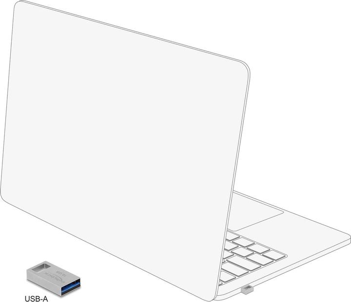 Actual product image Delock USB flash drive (16 GB, USB-A, USB 3.0)