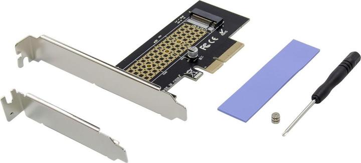 MicroConnect MC-PCIE-NVME-SSDADAPT Interfacekaart/adapter