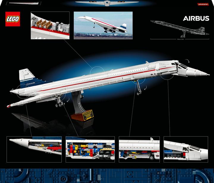 Produktbild LEGO Concorde (10318, LEGO Icons, LEGO Seltene Sets)