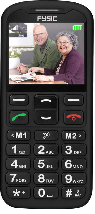 Immagine prodotto Fysic F10 - Telefono mobile per anziani con SOS Paniekknop - Zwart (2.20", 4G)