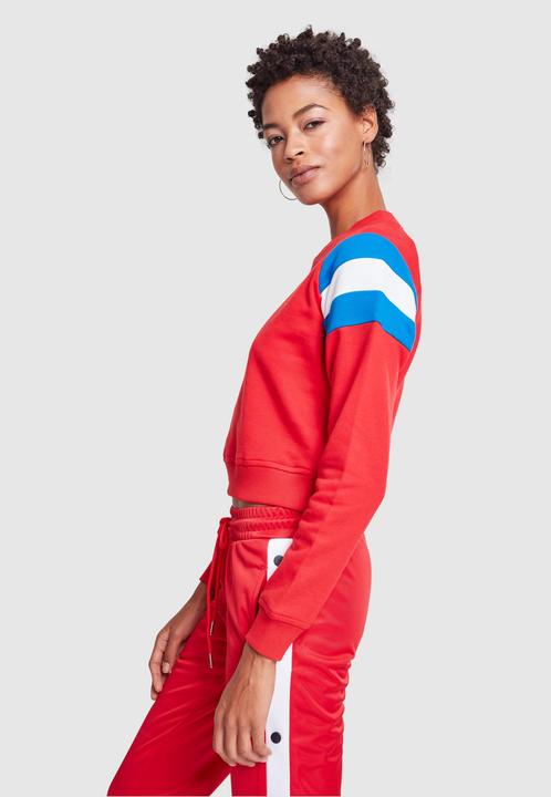 Actual product image Urban Classics Ladies Sleeve Stripe Crew (XL)