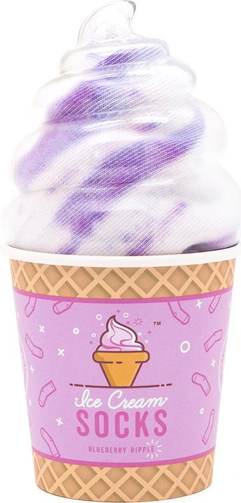 Actual product image Luckies Ice Cream Socks Blueberry Ripple (36 - 40)