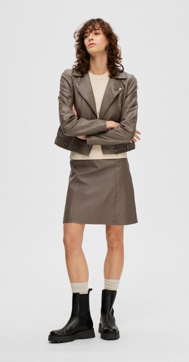 Actual product image Selected Femme Lamb leather jacket (36)