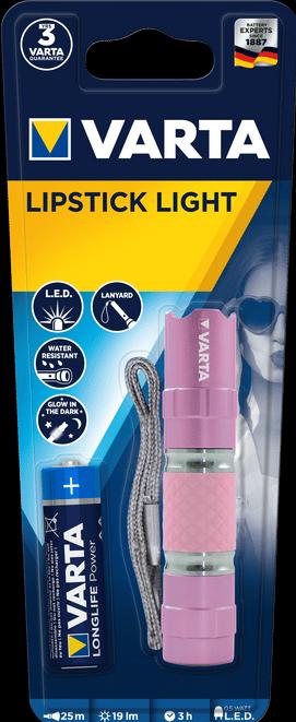 Actual product image Varta TORCH LIPSTICK 1AA / 16617201421 PINK 16617201421 (19 lm)