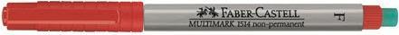 Produktbild Faber-Castell Overheadstift Multimark Non-Permanent (Rot, 0.60 mm, 1 x)