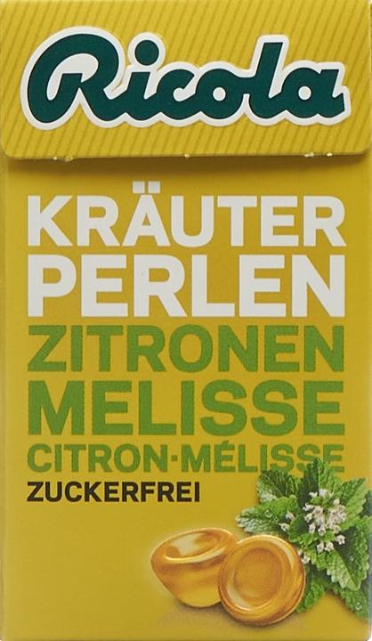 Produktbild Ricola Kräuter Perlen Zitronenm Bonbon ohne Zucker (1 Stk., 25 g)