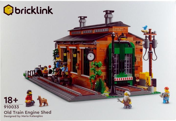 Immagine prodotto Bricklink Capannone per motori di treni vecchi Capannone per motori vecchi - 910033 NUOVO! Parti