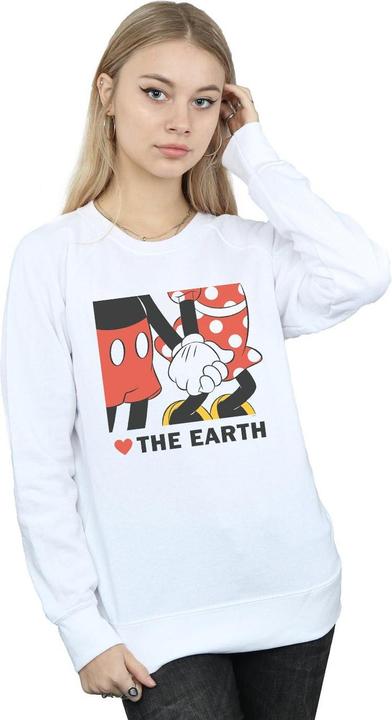 Produktbild Disney Mickey Mouse Heart The Earth Sweatshirt (L)