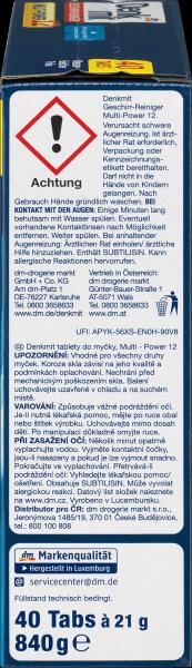 Actual product image dm Denkmit Multi-Power 12 (Tabs, 40 Washing cycles)
