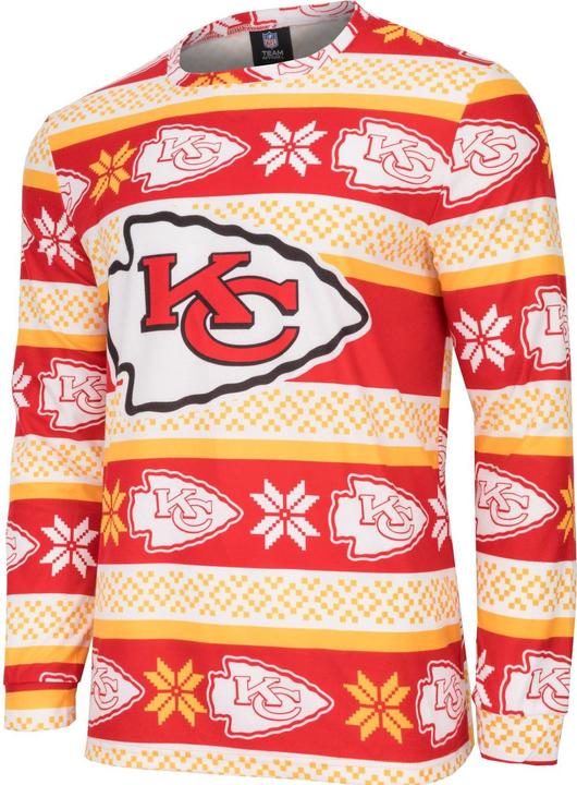 Actual product image Foco NFL Winter XMAS pyjamas Kansas City Chiefs - S (S)