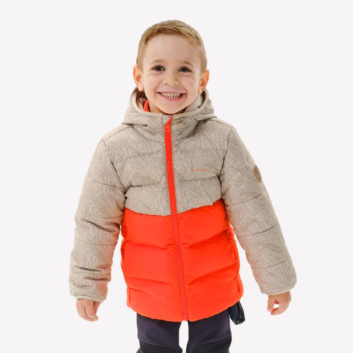 Produktbild Quechua Winterjacke Kleinkinder Gr. 92–116 Wandern - NH500 orange/beige (3, 4)