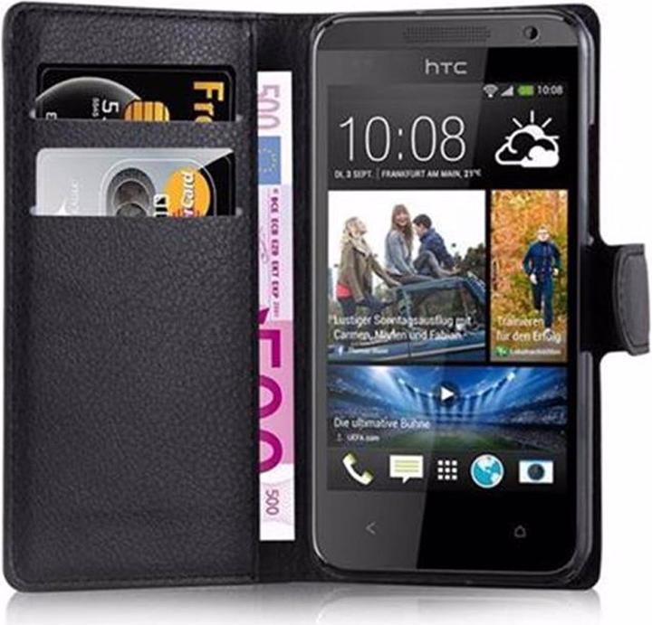 Actual product image Cadorabo Book with stand function cover (HTC Desire 300)