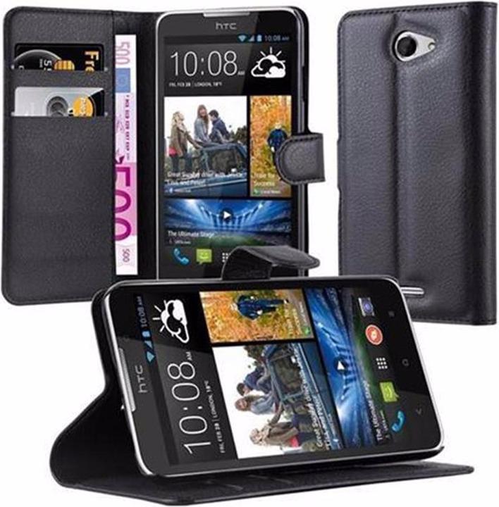 Actual product image Cadorabo Book with stand function cover (HTC Desire 516)