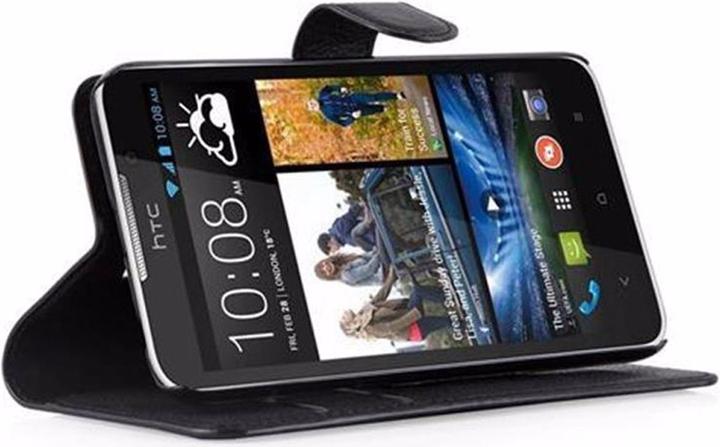 Actual product image Cadorabo Book with stand function cover (HTC Desire 516)