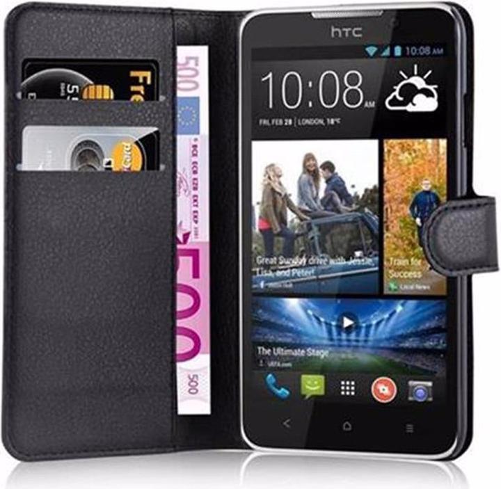 Actual product image Cadorabo Book with stand function cover (HTC Desire 516)