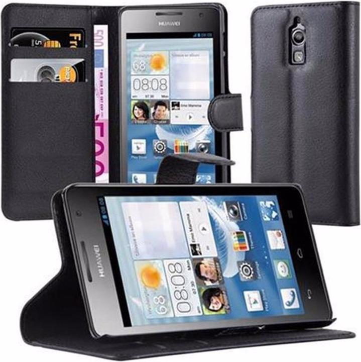 Produktbild Cadorabo Book mit Standfunktion Cover (Huawei Ascend G526)