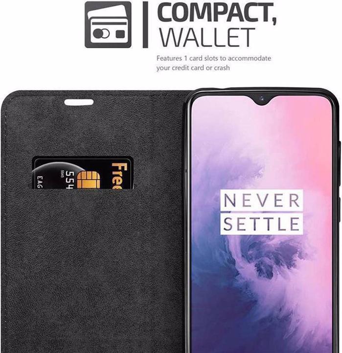 Produktbild Cadorabo Book Invisible Magnet Cover (OnePlus 6T)