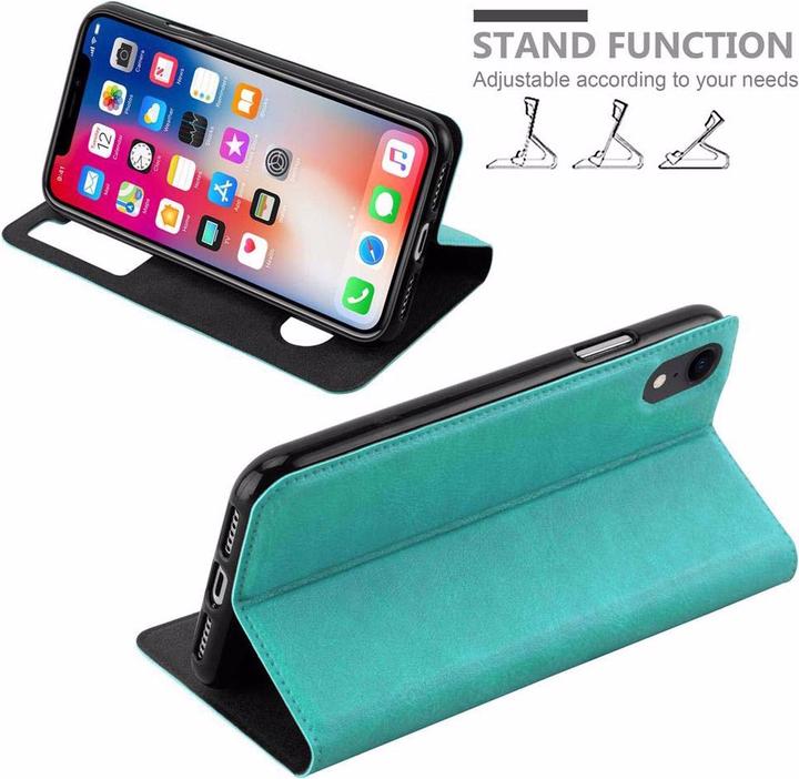 Produktbild Cadorabo Book mit View Doppelfenster Cover (Apple iPhone XR)