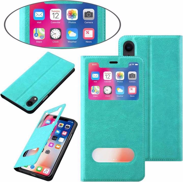 Produktbild Cadorabo Book mit View Doppelfenster Cover (Apple iPhone XR)