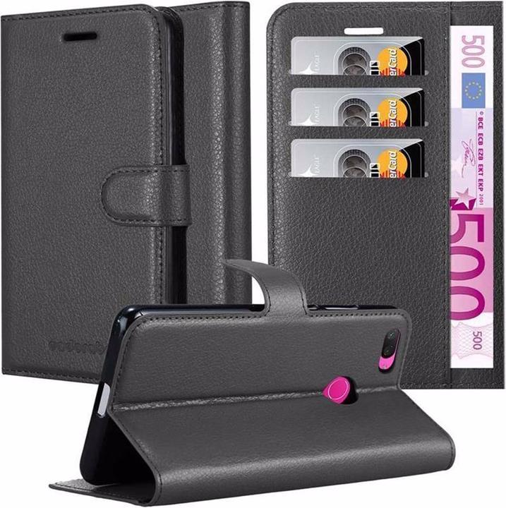 Actual product image Cadorabo Book with stand function cover (Mi 8 Lite)