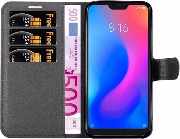 Actual product image Cadorabo Book with stand function cover (Xiaomi Redmi 6 Pro, Xiaomi Mi A2 Lite?)