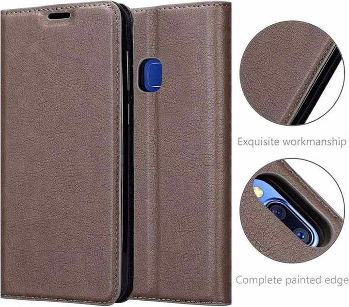 Actual product image Cadorabo Book Invisible Magnet Cover (Vivo V11i)