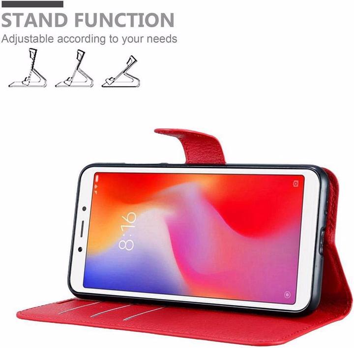 Produktbild Cadorabo Book mit Standfunktion Cover (Xiaomi Redmi 6A)