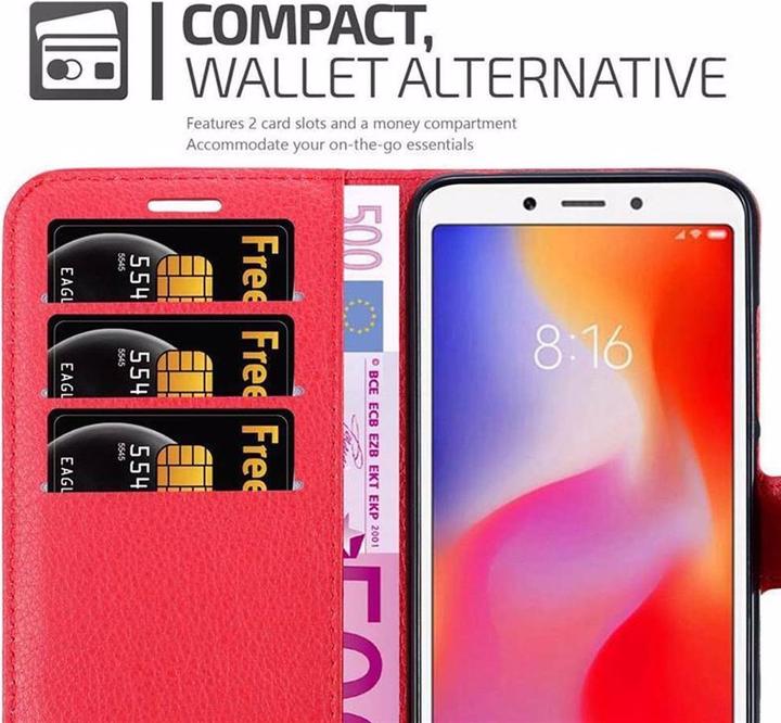 Produktbild Cadorabo Book mit Standfunktion Cover (Xiaomi Redmi 6A)