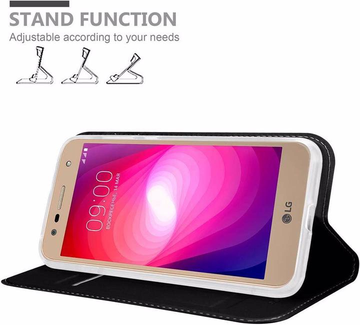 Actual product image Cadorabo Book Classy Style Cover (LG X Power 2)