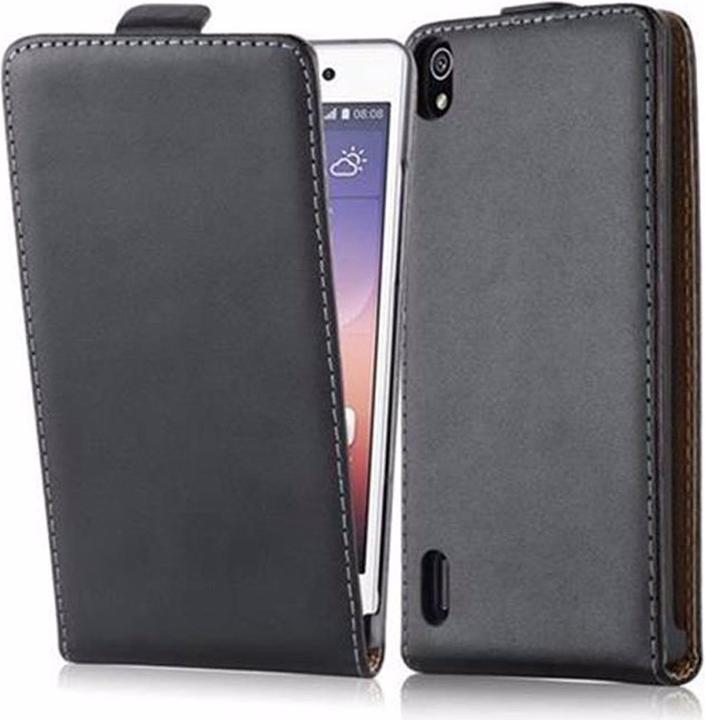 Actual product image Cadorabo Flip Smooth Cover (Huawei Ascend P7)