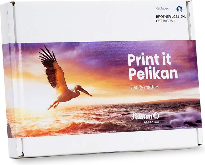 Actual product image Pelikan Calculator Printing Patrone Brother LC3219XL Value Pack B/C/M/Y