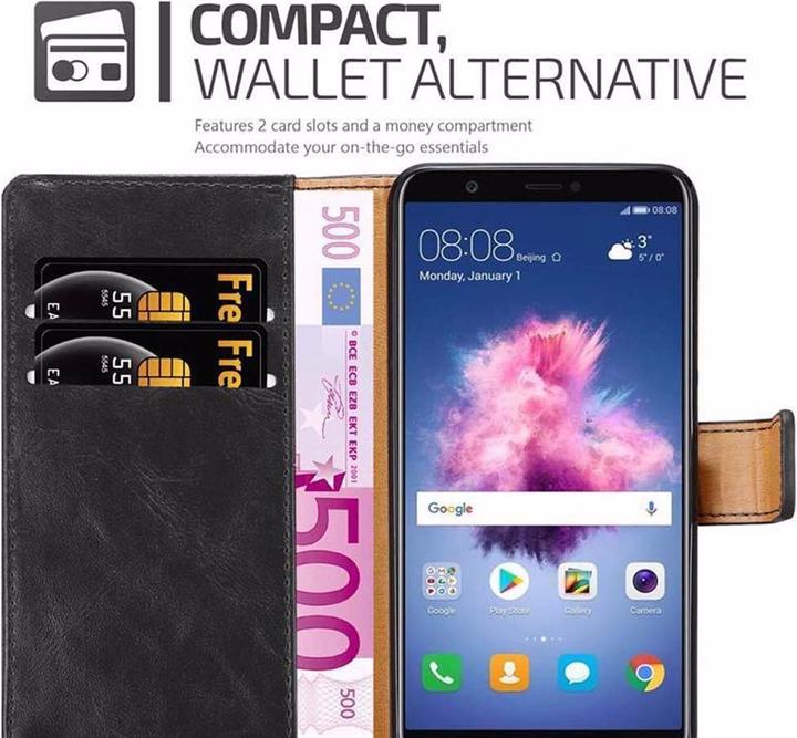 Actual product image Cadorabo Book Luxury Cover (Huawei Enjoy 7S, Huawei P Smart (2018))