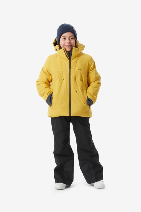 Produktbild Wedze Skijacke Kinder wattiert warm wasserdicht - Piste 500 gelb (152)