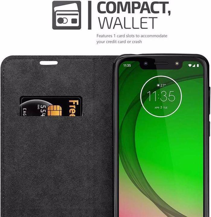 Produktbild Cadorabo Book Invisible Magnet Cover (Motorola Moto G7 Play)