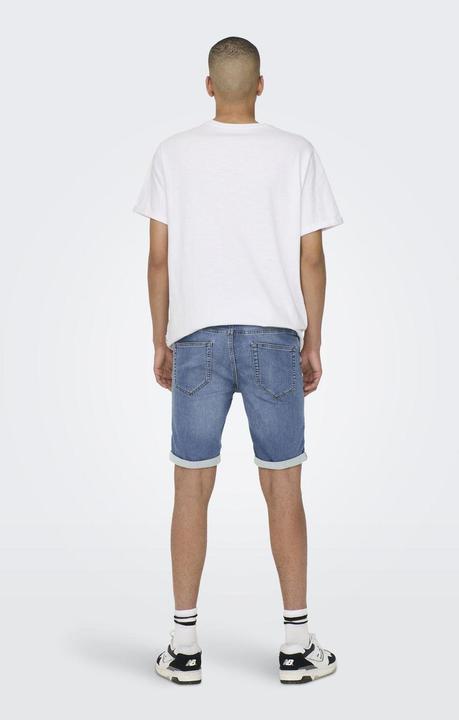 Immagine prodotto Only & Sons ONSPly Life Jog Pantaloncini di jeans blu (XS)