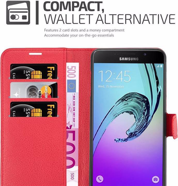 Actual product image Cadorabo Book with stand function cover (Samsung Galaxy A7 (2016))