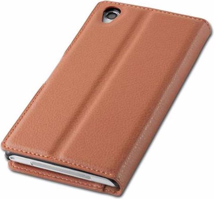 Actual product image Cadorabo Book with stand function cover (Sony Xperia Z1)