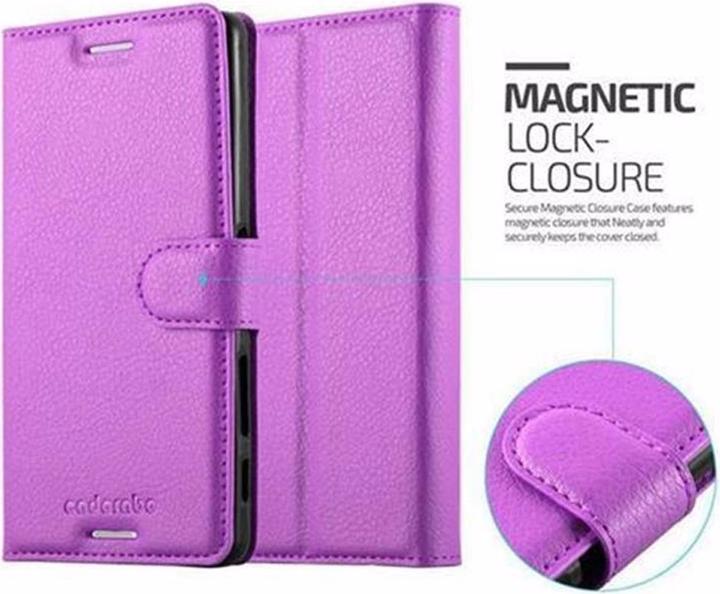 Actual product image Cadorabo Book with stand function cover (Sony Xperia X)