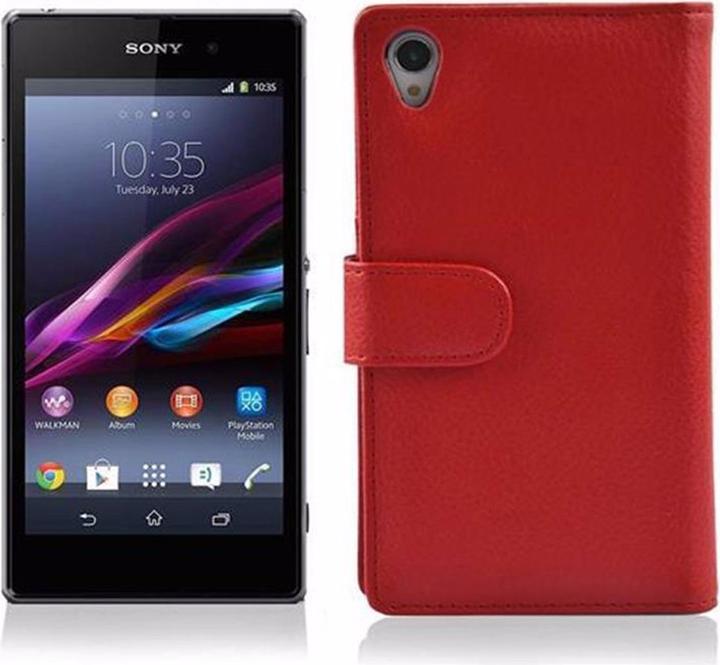 Actual product image Cadorabo Book with structure cover (Sony Xperia Z1)