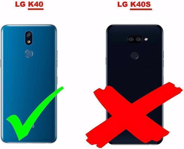 Produktbild Cadorabo Book Invisible Magnet Cover (LG K40)