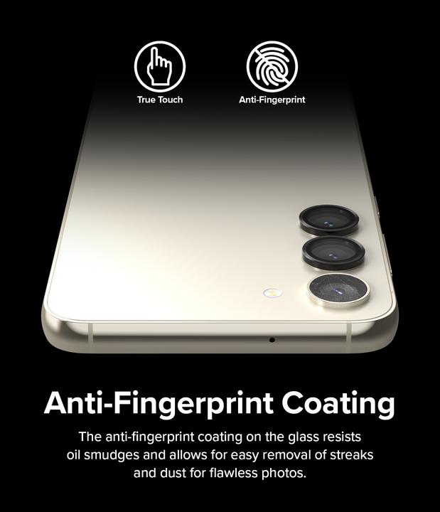 Produktbild Ringke Screen Protector for Galaxy S23 / S23 Plus CAMERA LENS FRAME GLASS BLACK (1 Stück, Samsung Galaxy S23+, Samsung Galaxy S23)