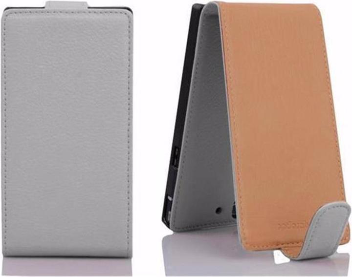 Actual product image Cadorabo Flip with structure cover (Huawei Ascend P7)