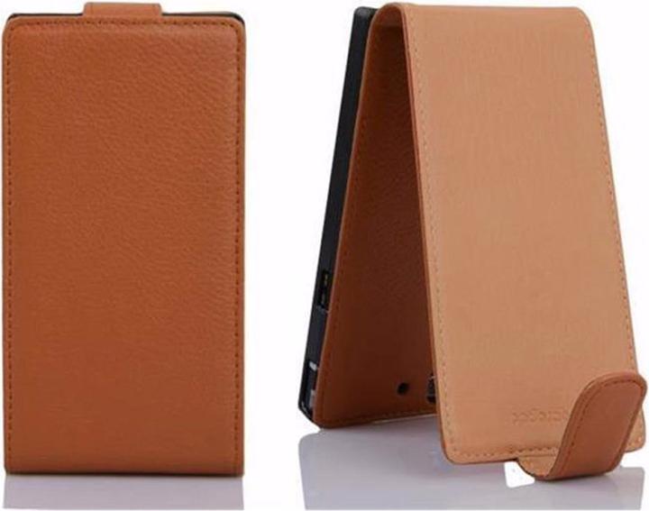 Productafbeelding Cadorabo Flip met structuurhoes (Huawei Ascend P7)