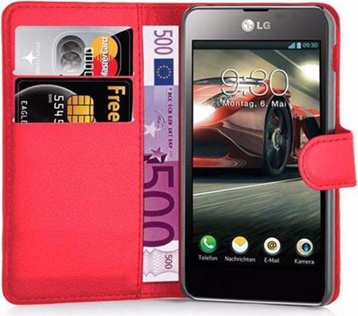 Produktbild Cadorabo Book mit Standfunktion Cover (LG Lucid 2, LG Optimus F5)