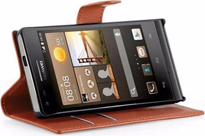 Produktbild Cadorabo Book mit Standfunktion Cover (Huawei Ascend G6)