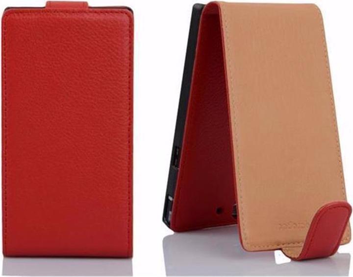 Actual product image Cadorabo Flip with structure cover (Huawei Ascend P7)